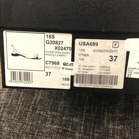 Chanel printed open shoes - Picture 3 of 4